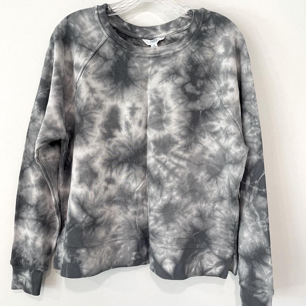 Time and Tru Women’s Sweatshirt Gray Tie-Dye Sz S, M, and XXL.  100% Cotton